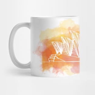 Sydney Opera House - Single Line Mug